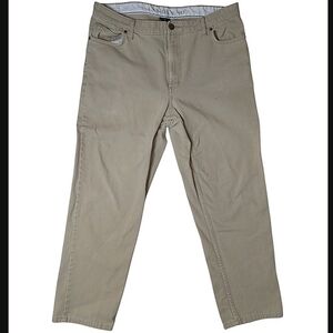 Lands' End Beige Courderoy Traditional Fit Pants - Me S Size 38